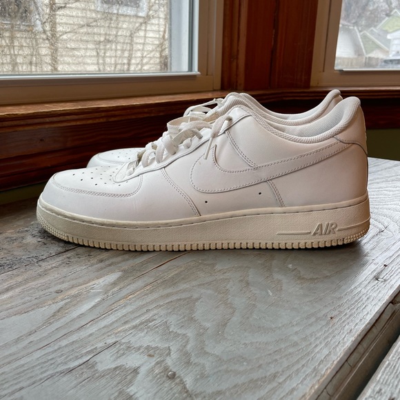 Nike Other - Nike Air Force 1 white low top shoes | size 15